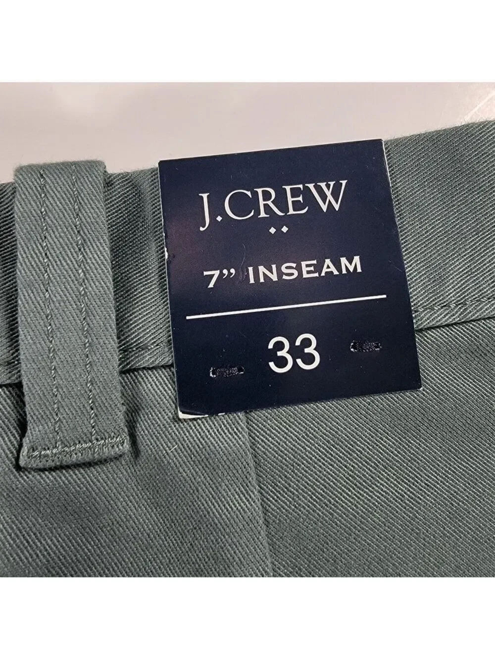 NEW J. Crew Green Preppy Chino 7